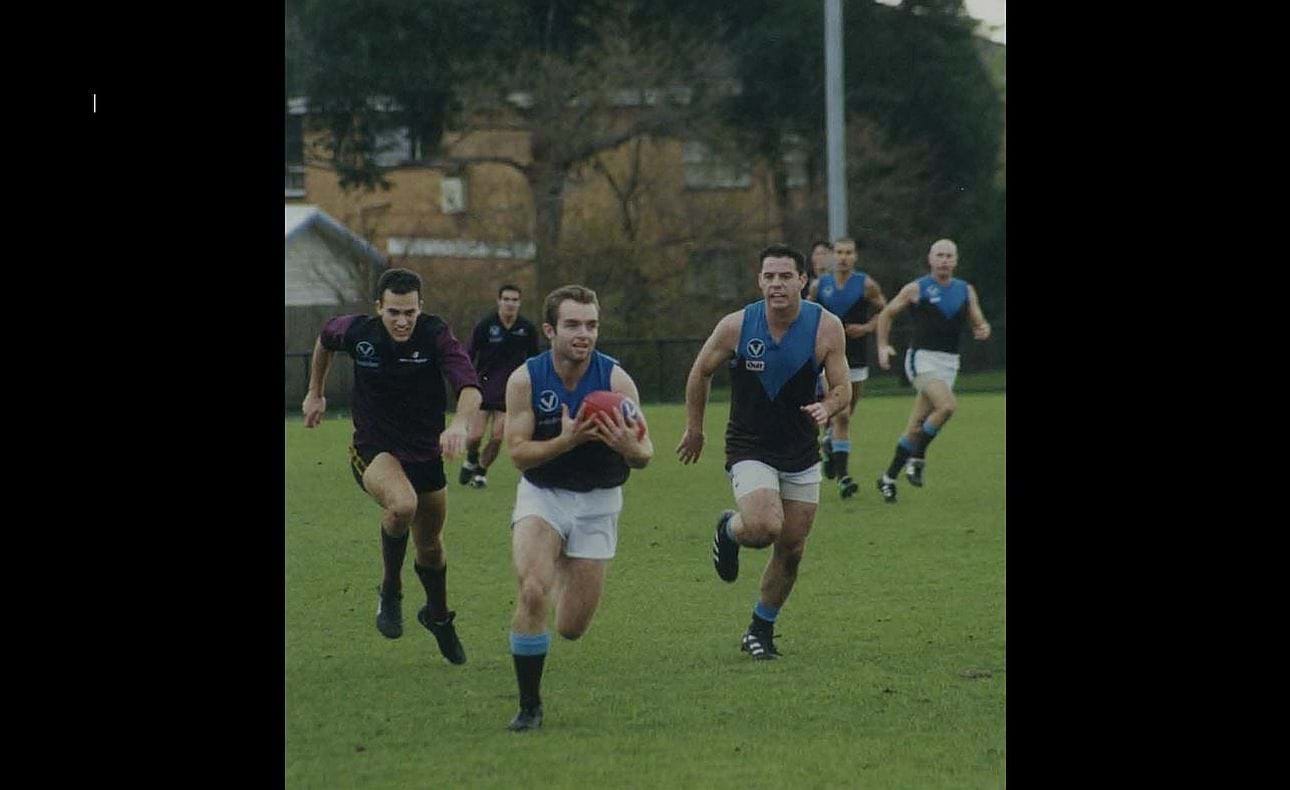 Action in the Round 12 match against Ormond at McKinnon