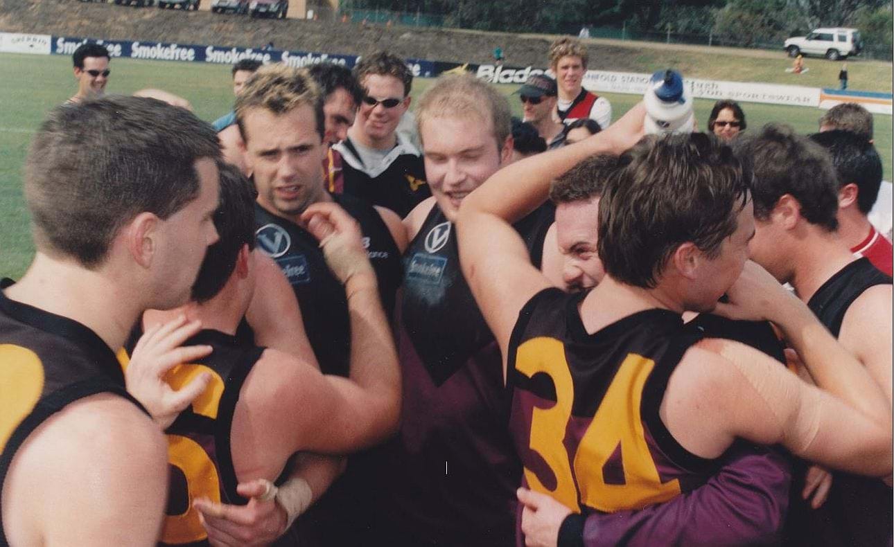 Post-match celebrations