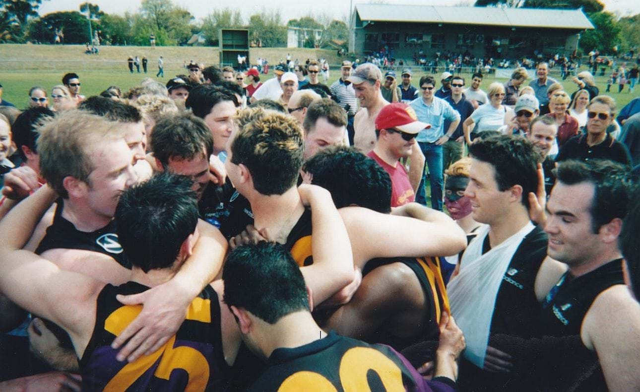 Post-match celebrations