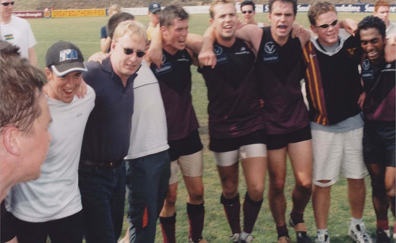 Post-match celebrations