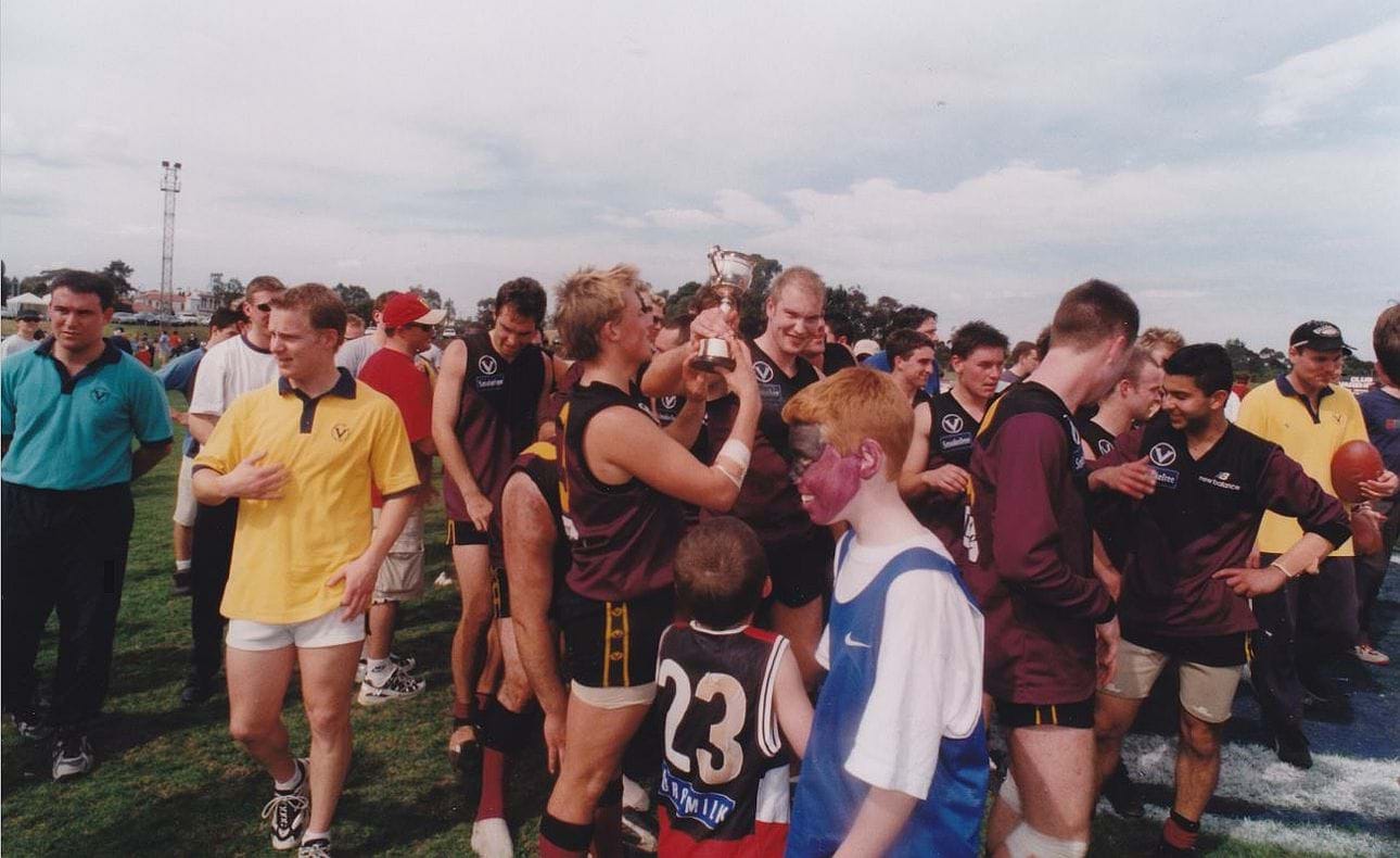 Post-match celebrations