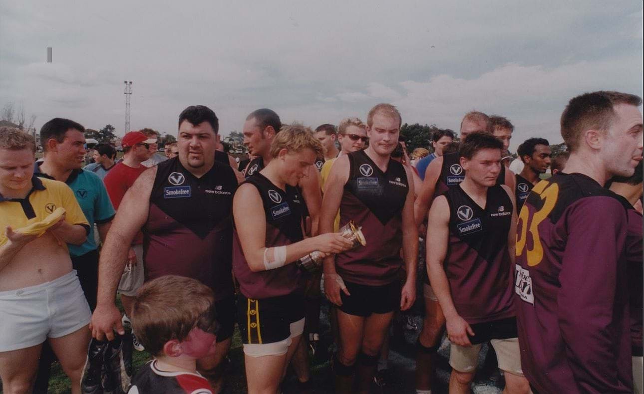 Post-match celebrations