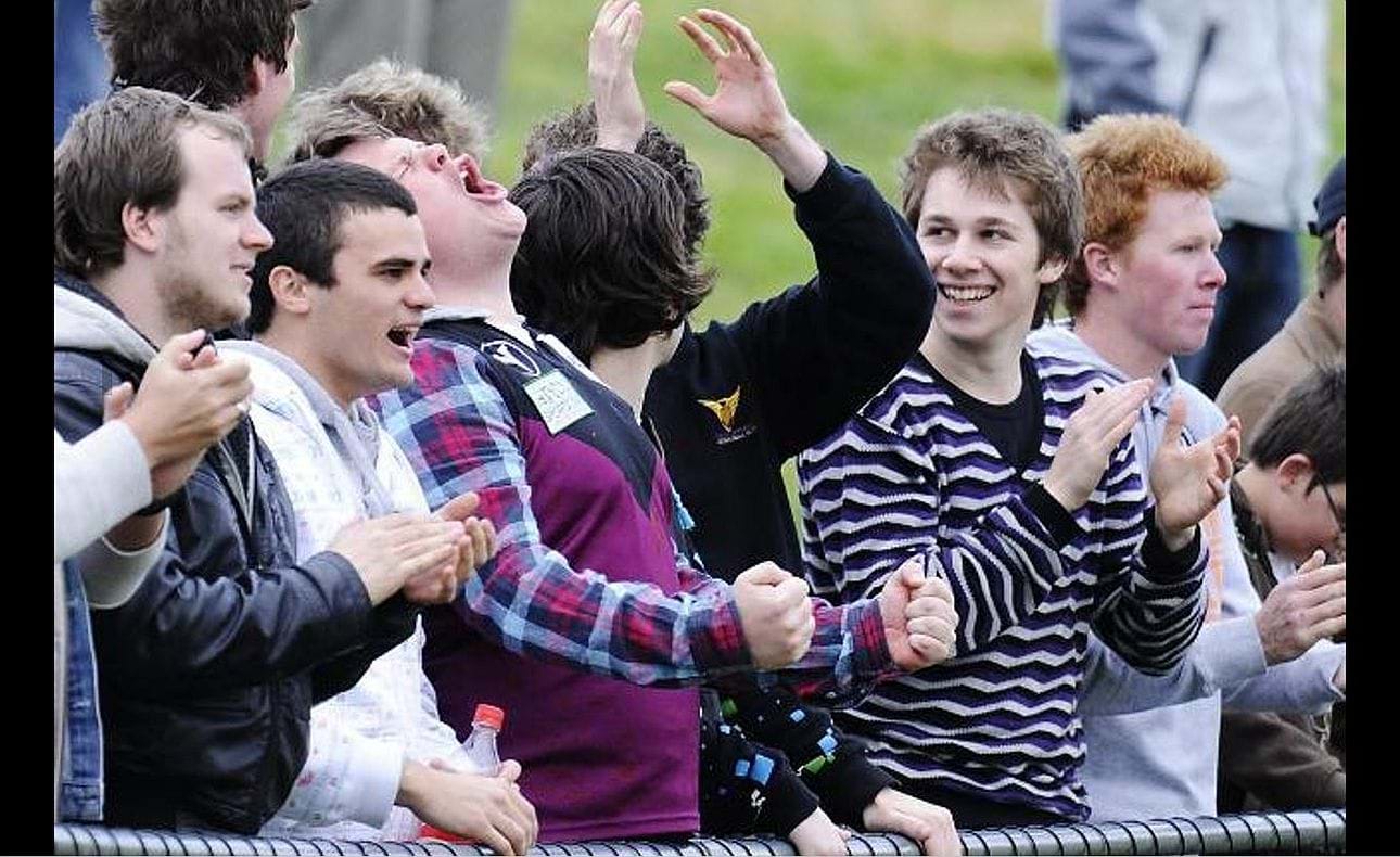 Section of the crowd at the 2010 Grand Final
