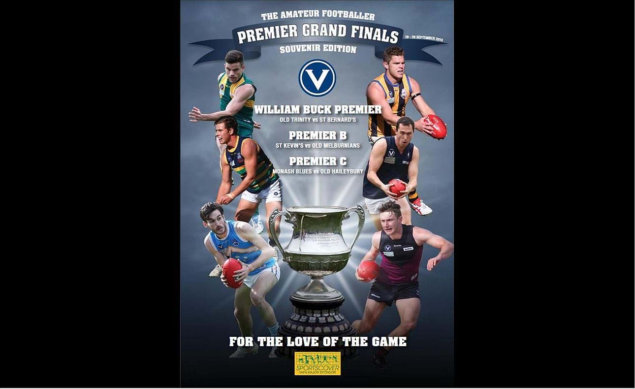 Cover of the 2015 Grand Final edition of The Amateur Footballer