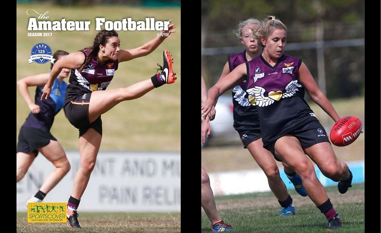 The Hearts featured on the front cover of The Amateur Footballer for the opening round of 2017