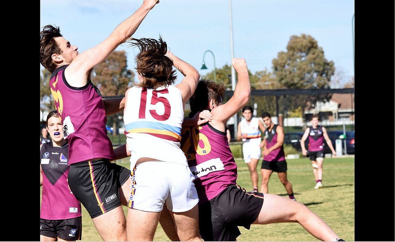 Pack contest for the Under-19s in their match against Marcellin
