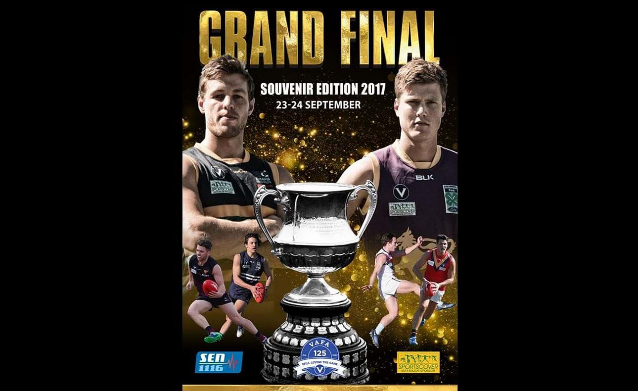 Cover of the 2017 Grand Final edition of The Amateur Footballer