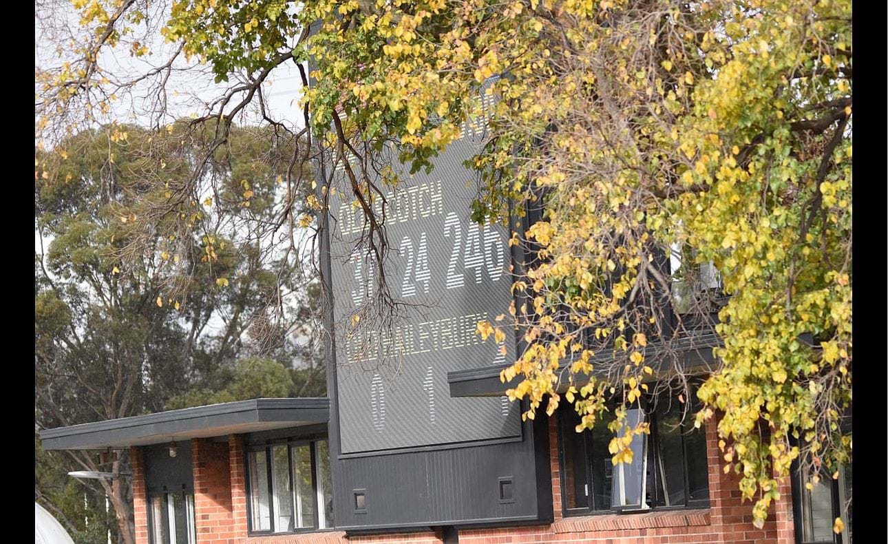 An unhappy scoreboard for the Reserves after their Round 10 match against Old Scotch at the Scotch schoolgrounds