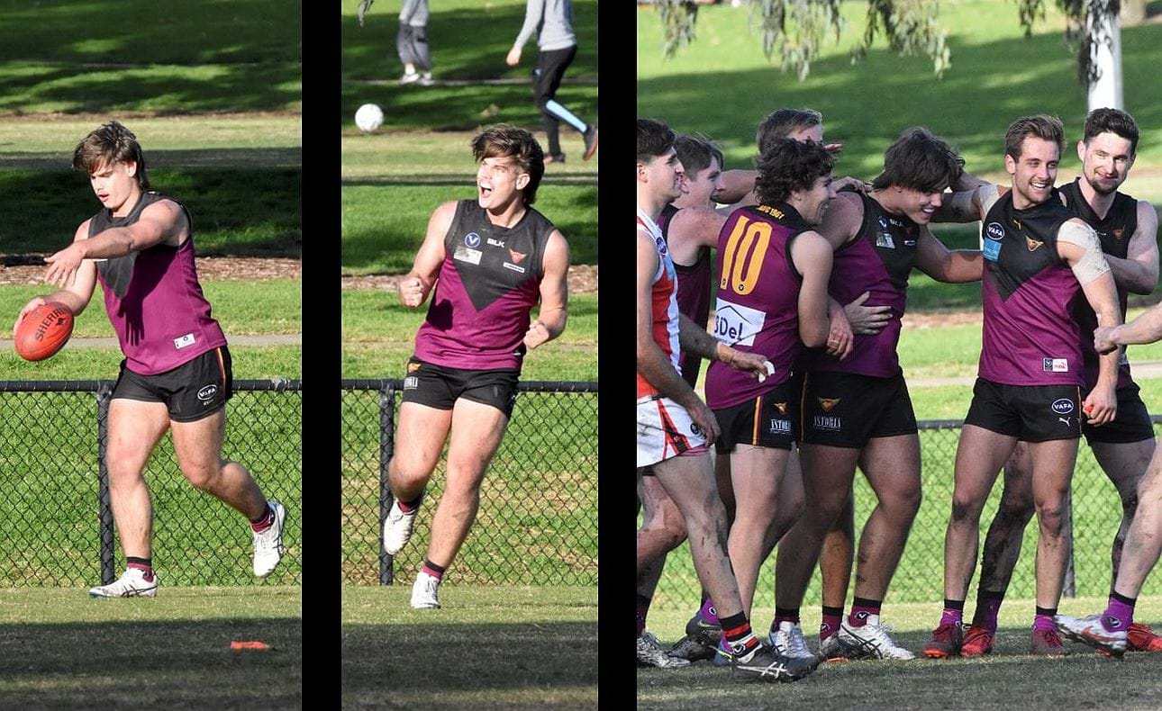 The emergence of a new potential cult hero as Max Walstab kicks his first senior goal