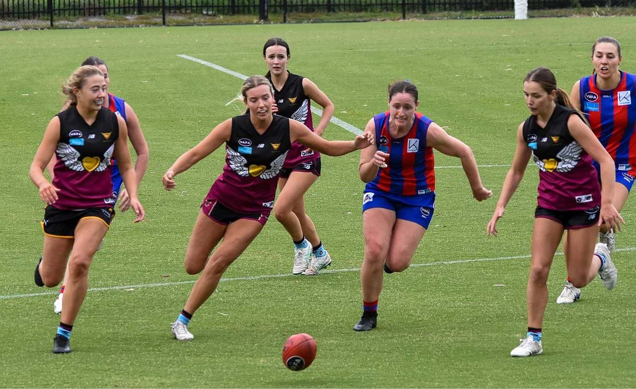 Eliza Main, Kate Langford-Jones and Shaylin Phillips on the hunt