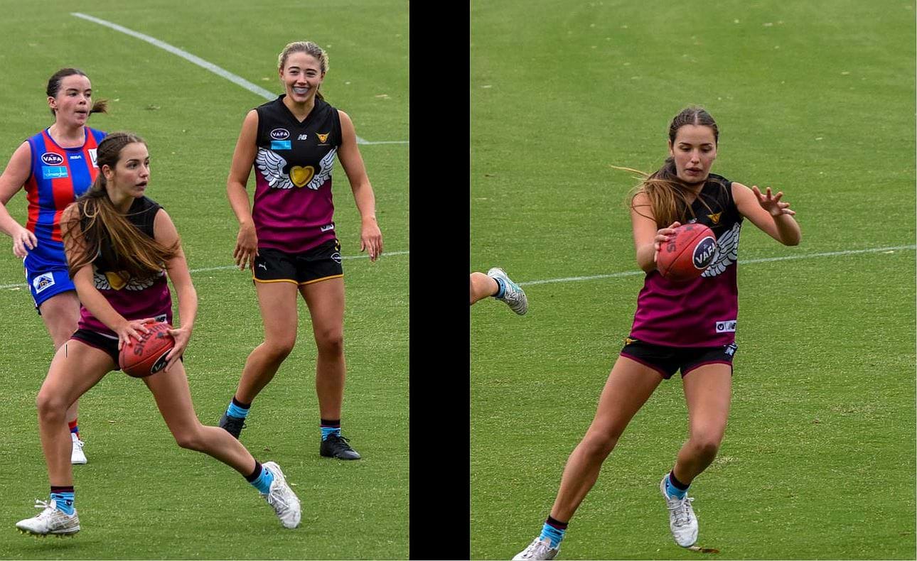 Shaylin Phillips with a turn and a kick