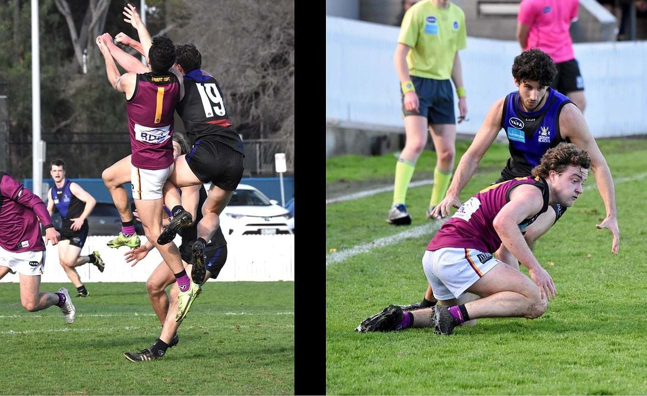 Sam Loewe flies for a mark, Max Sievers considers his options